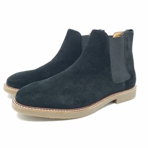 Steve Madden Black Suede Chelsea Boots